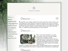 Tablet Screenshot of cottagebrooklane.com
